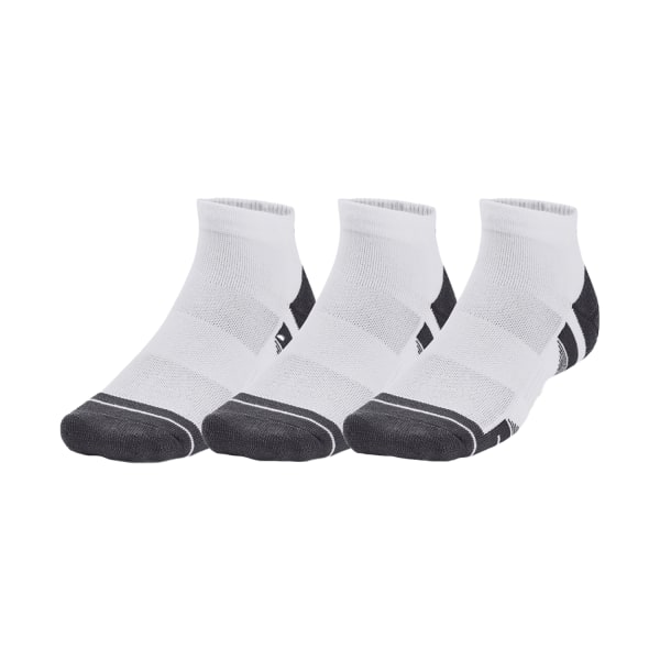 Under Armour Unisex Adult Performance Tech Socks (3-pack) M White M