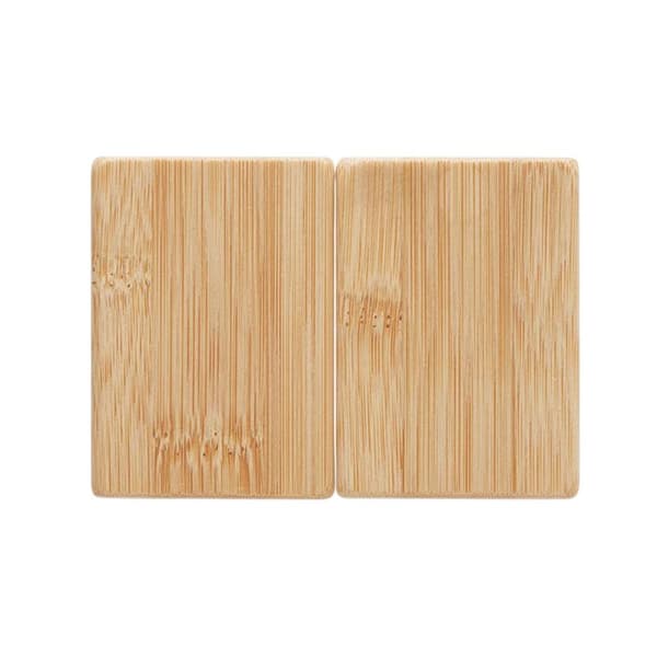 MidOcean Både Bambu Salt- och Pepparströare En Storlek Trä Wood One Size