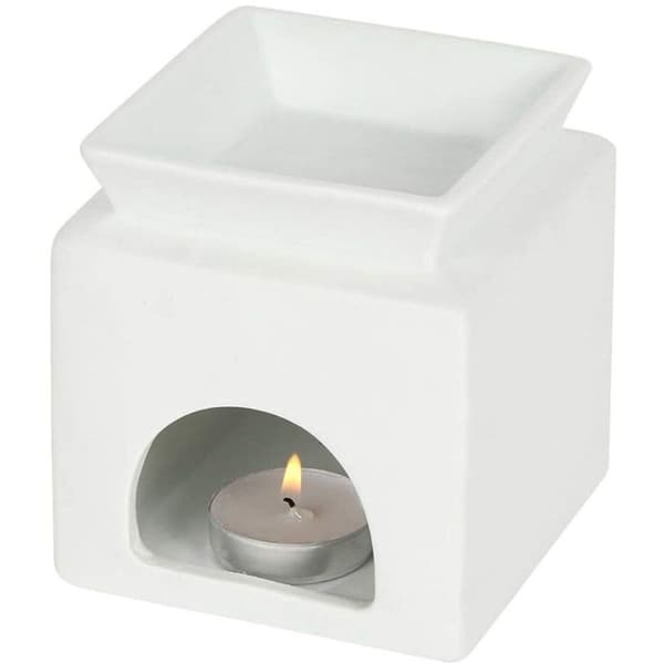 Something Different Home Keramisk Utskuren Oljebrännare One Size Wh White One Size