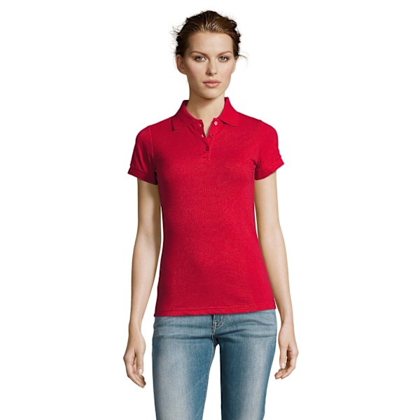 SOLs Dam/Dam Prime Pique Poloshirt XXL Röd Red XXL