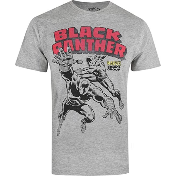 Black Panther Man Combat Marl T-shirt M Grå Grey M