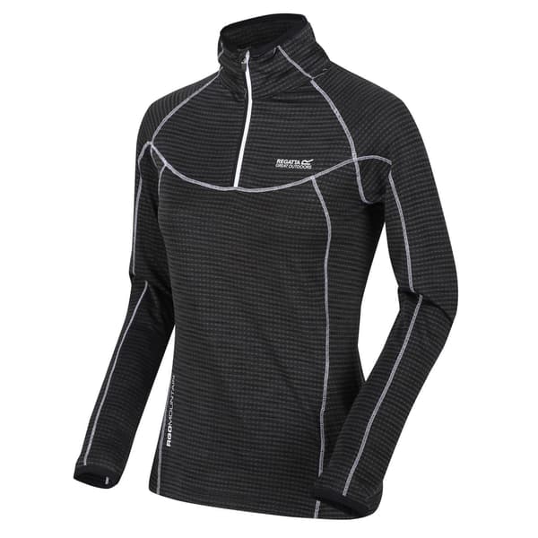 Regatta Dam Yonder Raglan Långärmad Tröja 16 Black 16 UK
