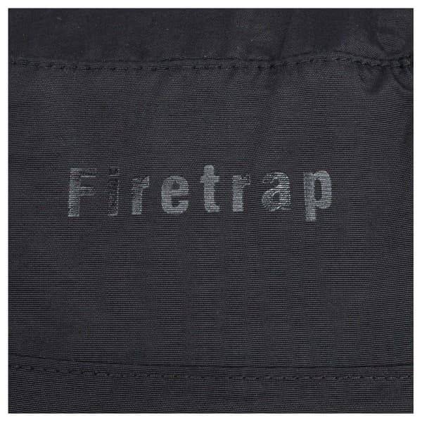 Firetrap Unisex Vuxen Nylon Bucket Hat One Size Svart Black One Size