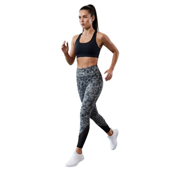 Everlast Dam Kamouflage Leggings 16 UK Grå Grey 16 UK
