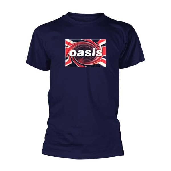 Oasis Unisex Vuxen Union Jack T-shirt L Blå Blue L