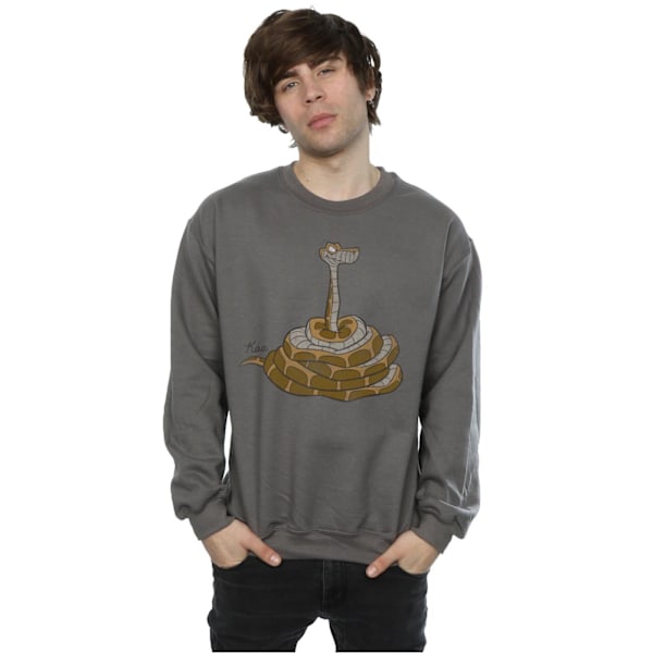 Disney Herr The Jungle Book Classic Kaa Sweatshirt M Charcoal Charcoal M