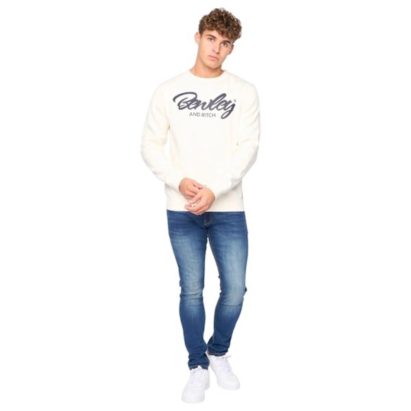 Bewley & Ritch Herr Yardley Crew Neck Sweatshirt XL Off White Off White XL