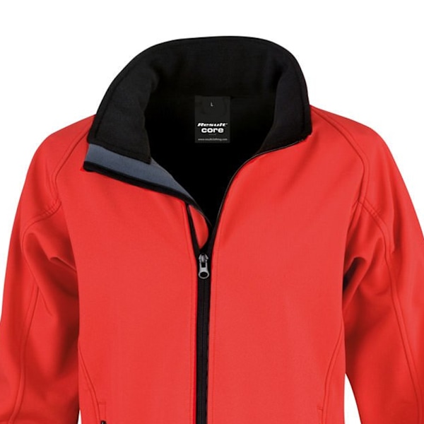 Result Core Dam/Damer Tryckbar Softshelljacka XS Röd/Svart Red/Black XS