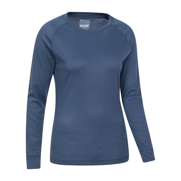Mountain Warehouse Talus Långärmad Tröja Dam - 14 UK D Dark Grey 14 UK