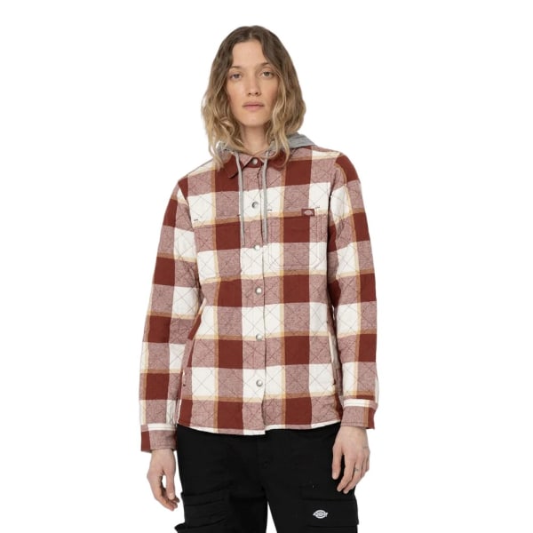 Dickies Dam/Dam Flanellskjorta Jacka M Fired Brick Fired Brick M