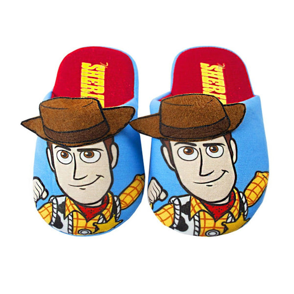 Toy Story Pojkar Woody 3D Polyestertofflor 10 UK Barn-11 UK Barn Blue/Red 10 UK Child-11 UK Child
