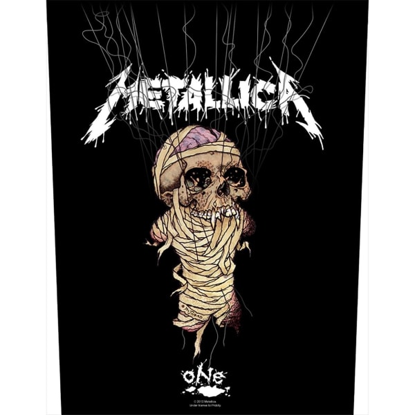 Metallica One Patch 36cm x 30cm Svart Black 36cm x 30cm