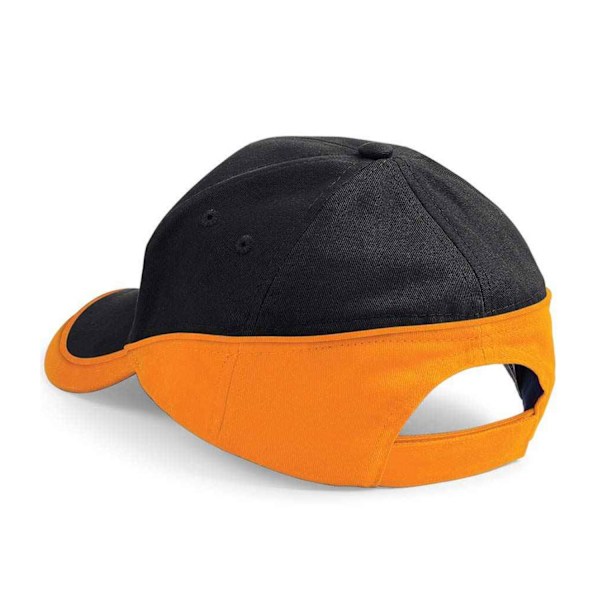 Beechfield Teamwear Competition Cap One Size Svart/Orange Black/Orange One Size