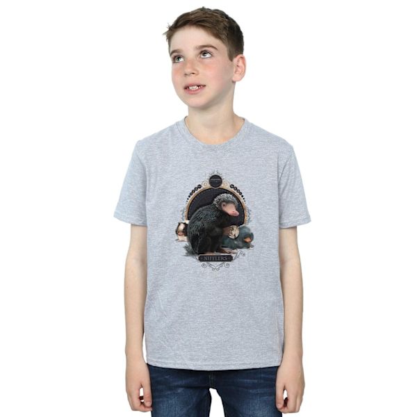 Fantastiska vidunder Boys Baby Nifflers T-shirt 5-6 år Sports Grå Sports Grey 5-6 Years