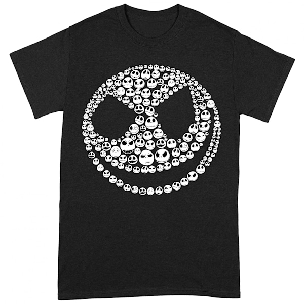 Nightmare Before Christmas Unisex Vuxen Little Heads T-Shirt M Black/White M