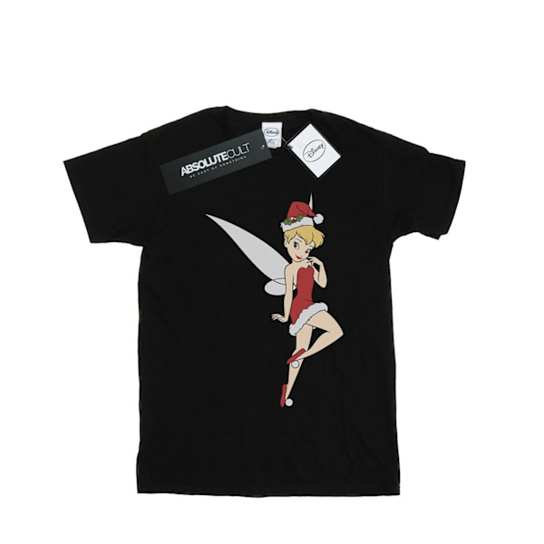 Disney Girls Tinker Bell Jul Bomull T-shirt 12-13 År B Black 12-13 Years