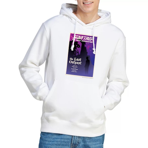 Star Trek Herr The Next Generation Säsong 1 Avsnitt 5 Hoodie XL White XL