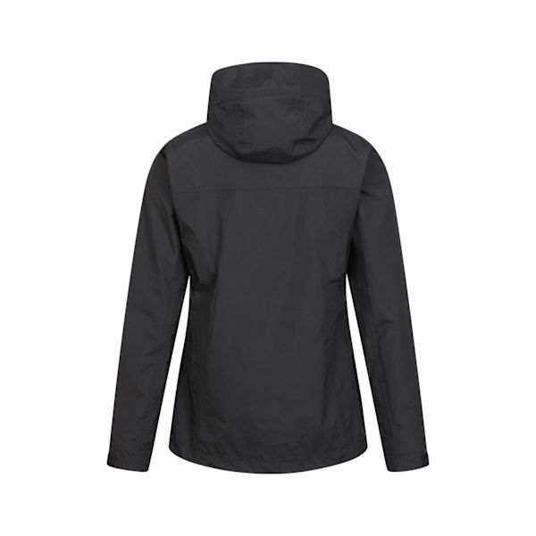 Mountain Warehouse Damjacka Rainforest II Extreme Vattentät för Kvinnor Jet Black 10 UK