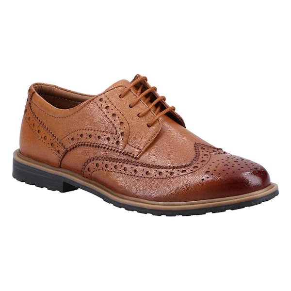 Hush Puppies Flickor Verity Läder Brogues 9 UK Tan Tan 9 UK