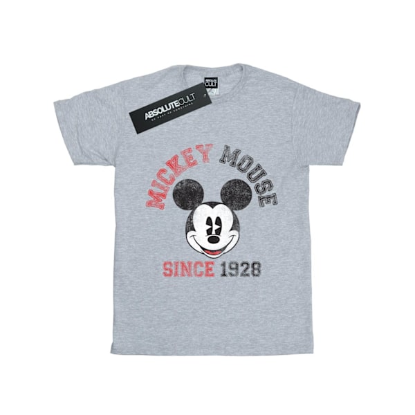 Disney Girls Minnie Mouse Since 1928 Bomull T-shirt 12-13 år Sports Grey 12-13 Years