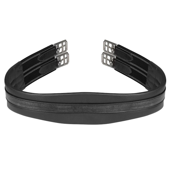 Velociti Gara Atherstone Läder Sadelgjord 40 tum Svart Black 40in