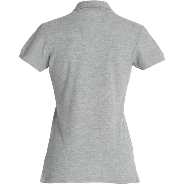 Clique Dam/Kvinnor Melange Poloshirt L Grå Grey L