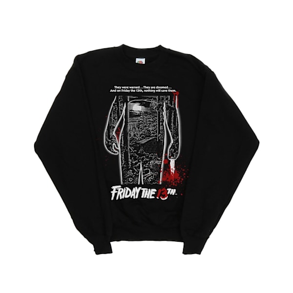 Fredagen den 13:e Dam/Dam Bloody Poster Sweatshirt M Svart Black M