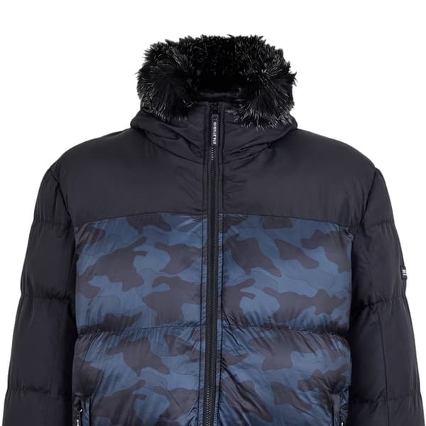 274 Studio Herr Kamouflage Pufferjacka XL Svart Black XL