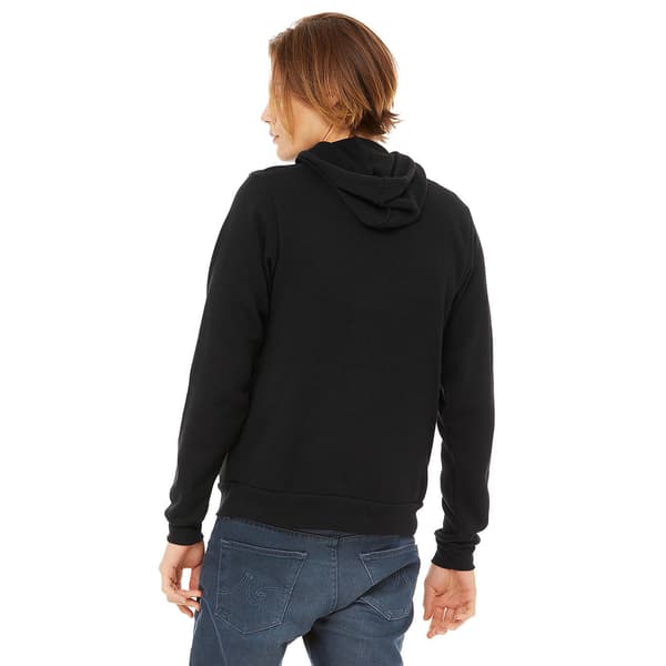 Bella + Canvas Unisex Pullover Polycotton Fleece Hooded Sweatsh Black L