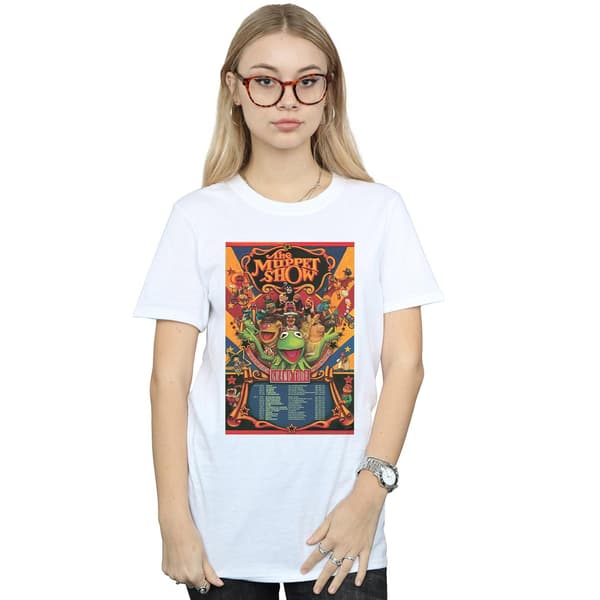 Disney Dam/Dam The Muppets The Muppet Show Affisch Bomull White M