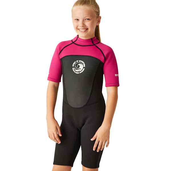 Regatta Barn/Barn Shorty Våtdräkt 9-10 År Svart Duchess/ Black Duchess/White 9-10 Years