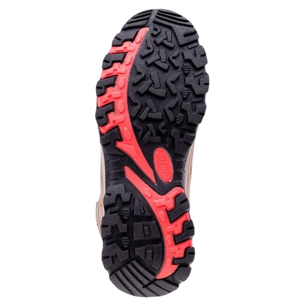 Hi-Tec Dam/Dam Lamite Waterproof Mid Cut Shoes 7.5 UK Smo Smog/Sand/Watermelon Red 7.5 UK
