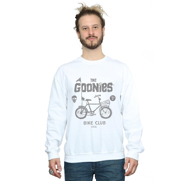 The Goonies Mens Bike Club Sweatshirt 3XL Vit White 3XL