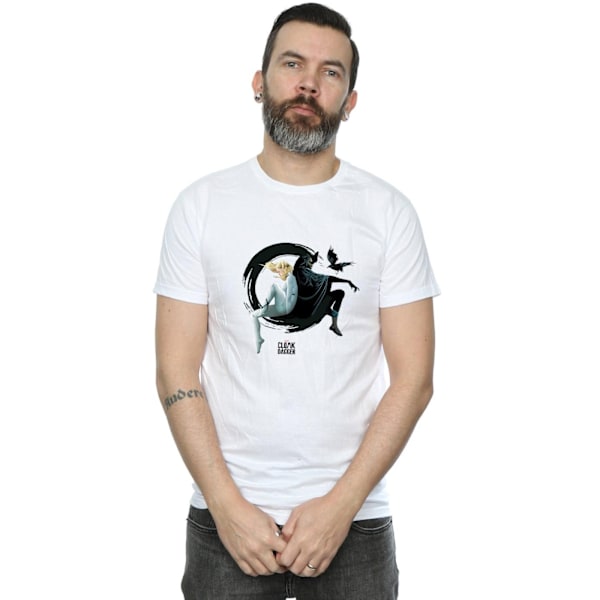 Marvel herr Cloak And Dagger Ink Circle T-shirt M vit White M