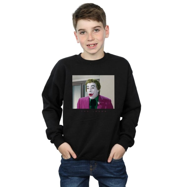 DC Comics Boys Batman TV Series Joker Photo Sweatshirt 9-1 Black 9-11 Years