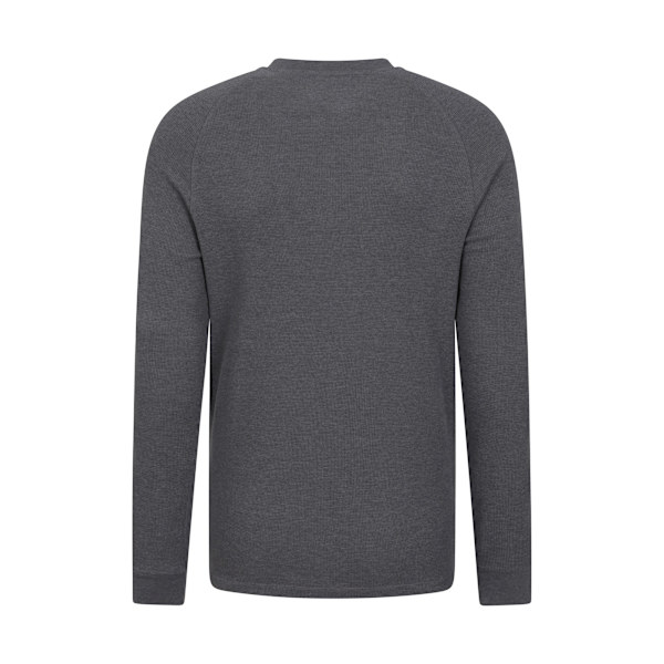 Mountain Warehouse Selby Waffle Henley T-shirt XXS Charcoal Charcoal XXS