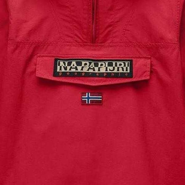 Napapijri Rainforest Half Zip Långärmad Jacka för Barn Red 8 Years