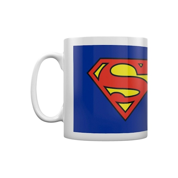 Superman Shield Mug En Storlek Blå/Röd/Gul Blue/Red/Yellow One Size