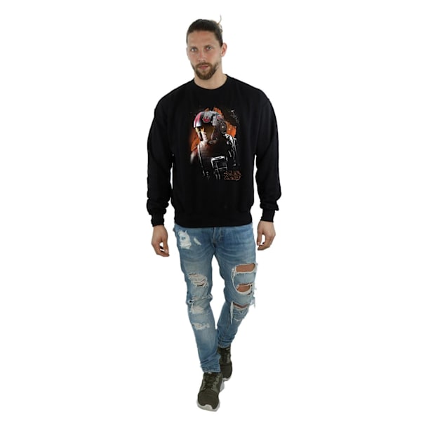 Star Wars The Last Jedi Poe Dameron Borstad Sweatshirt L B Black L