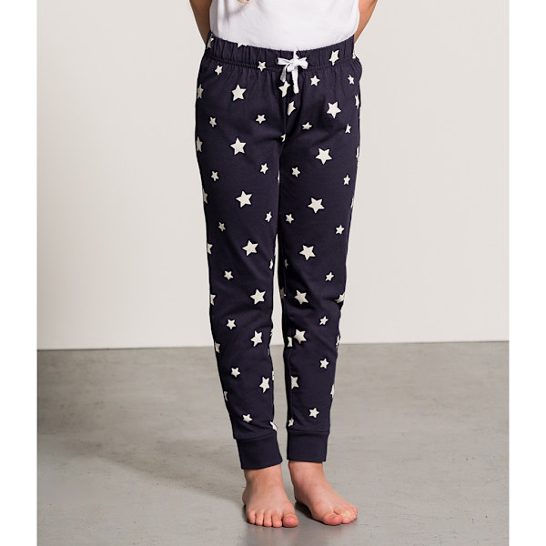 SF Barn/Barn Stars Lounge Byxor 5-6 År Marinblå/Vit Navy/White 5-6 Years