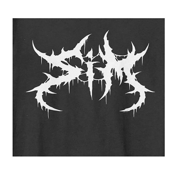 Amplified Unisex Vuxen SiM Logotyp T-shirt M Kolgrå Charcoal M