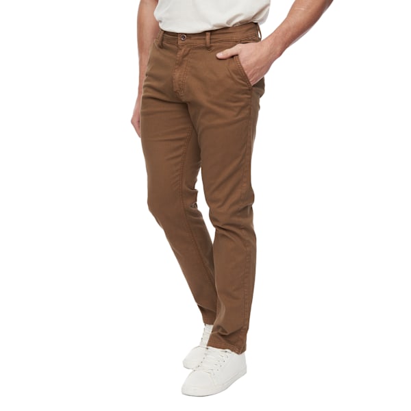 Bewley & Ritch Herr Tasman Chinos 34R Mörk Sten Dark Stone 34R