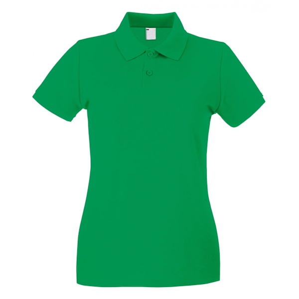 Fruit of the Loom Dam/Dam Lady Fit Kortärmad Polotröja Bright Green Large