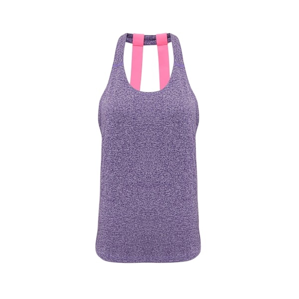 Tri Dri Dam/Dam Dubbel Rem Rygg Sleeveless Väst XL Lila Purple Melange XL