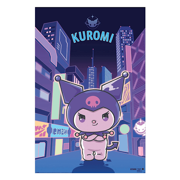 Kuromi Ambition Pappersposter 91cm x 61cm Flerfärgad Multicoloured 91cm x 61cm