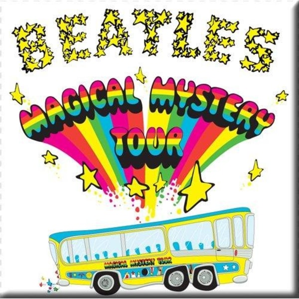 The Beatles Magical Mystery Tour Kylmagnet En Storlek Flerfärgad Multicoloured One Size