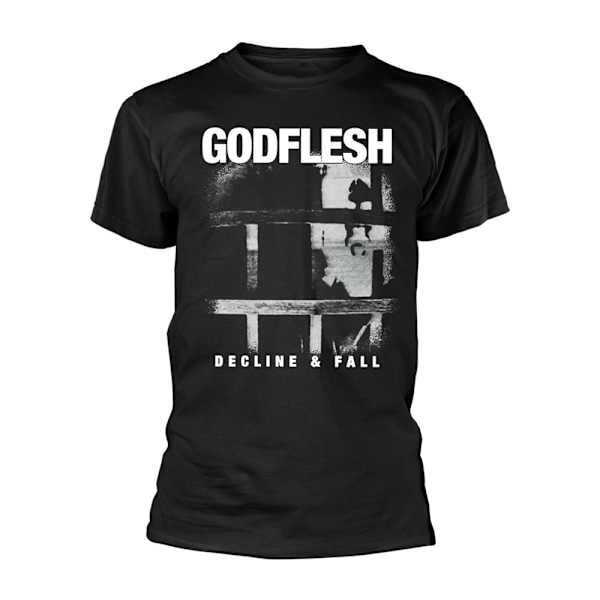 Godflesh Unisex Adult Decline & Fall T-Shirt XXL Svart Black XXL