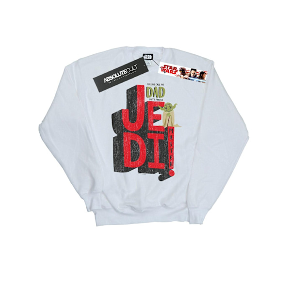 Star Wars Herr Dad Jedi Master Sweatshirt L Vit White L