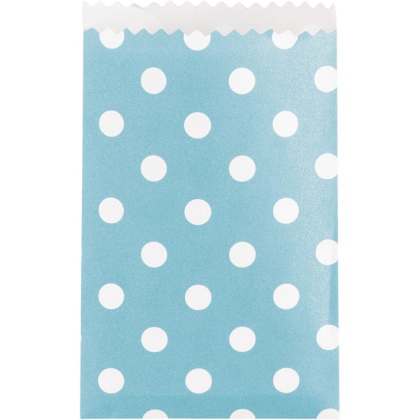 Creative Converting Polka Dot Paper Treat Bag (20-pack) One Pastel Blue/White One Size