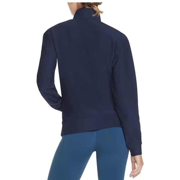 Skechers Dam GoLuxe Quarter Zip Tröja M Marinblå Navy M